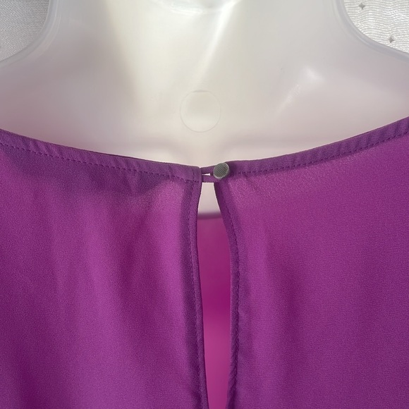 Lavender Banana Republic Peplum Top - Picture 3 of 3